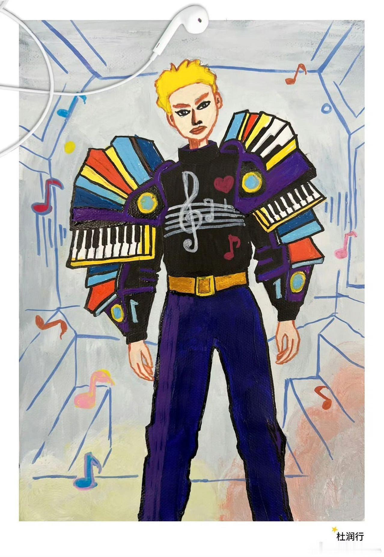 米卡感谢自闭症儿童为自己作画自闭症儿童画的米卡看完真的内心狠狠破防，九位小朋友用