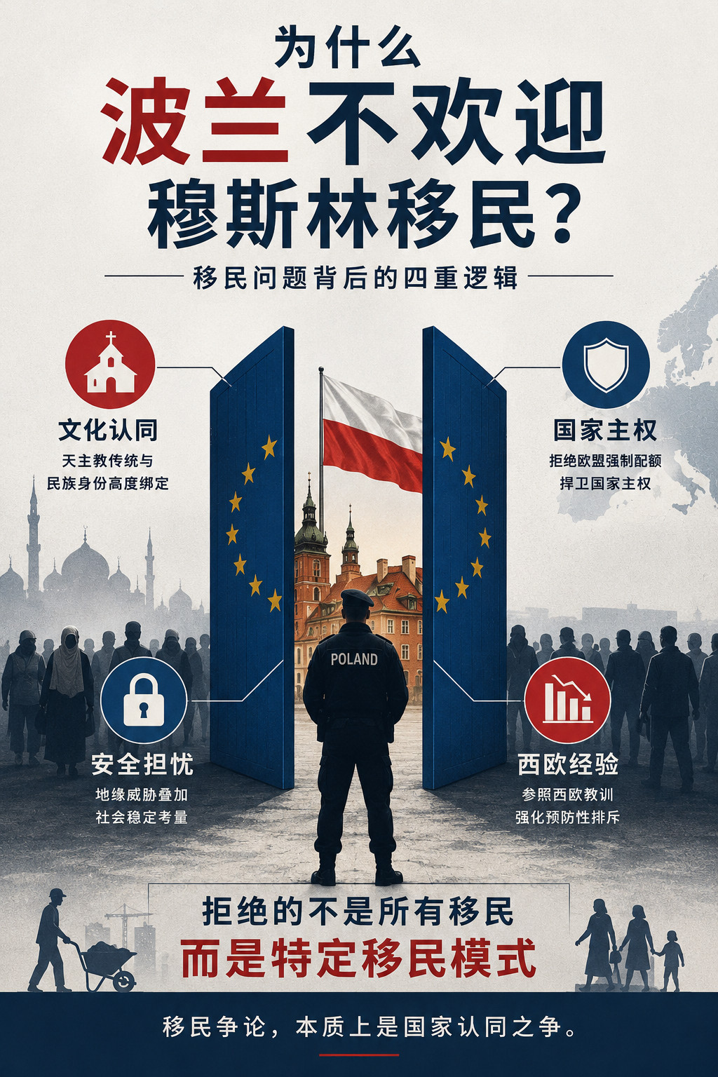 为什么波兰拒绝收容穆斯林移民？Claude对此解答：这是一个有实质内容的政策问题