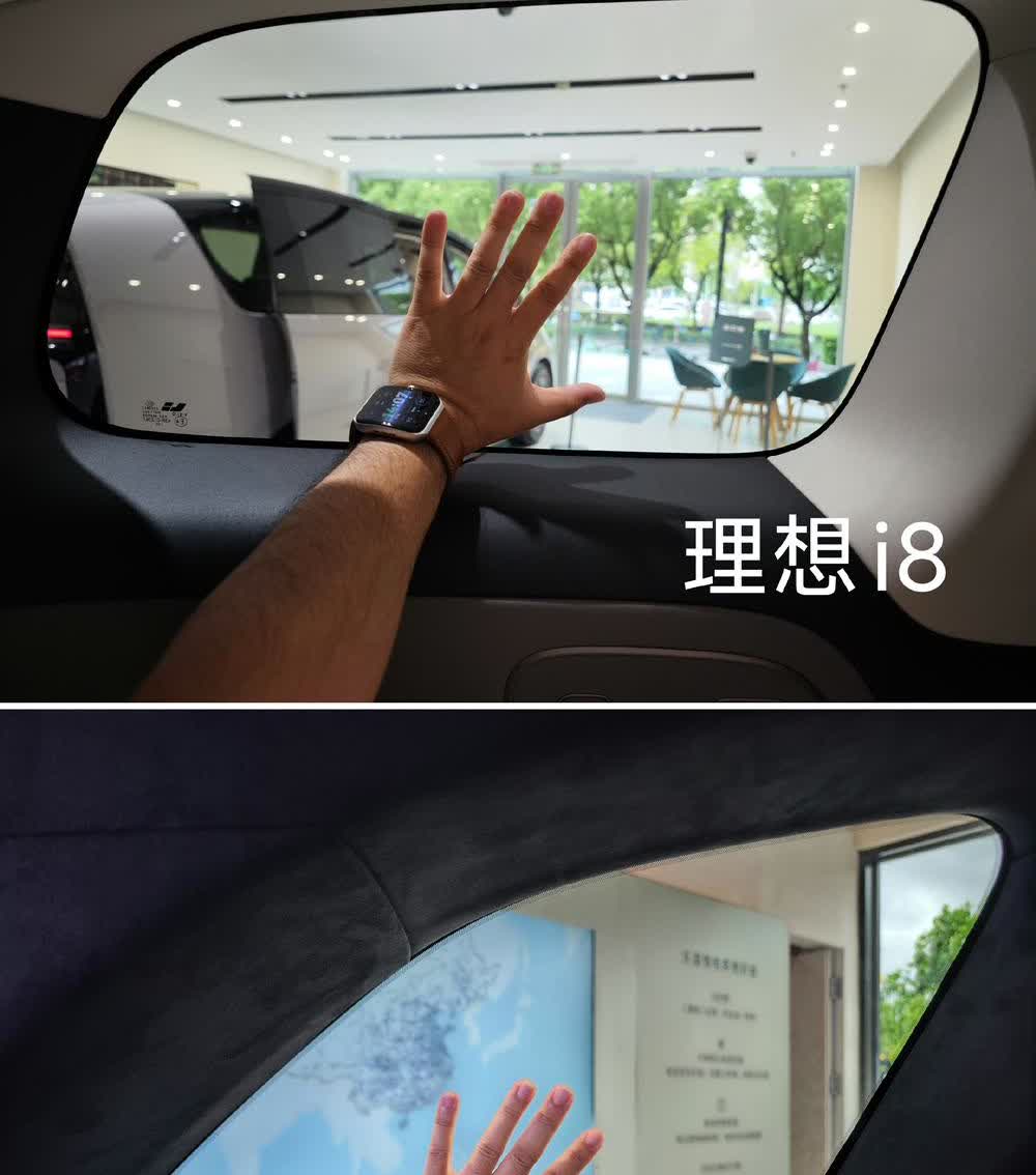 理想i8和乐道L90第3排侧窗玻璃对比！看似两个车是竞品，实际上两个车在价格