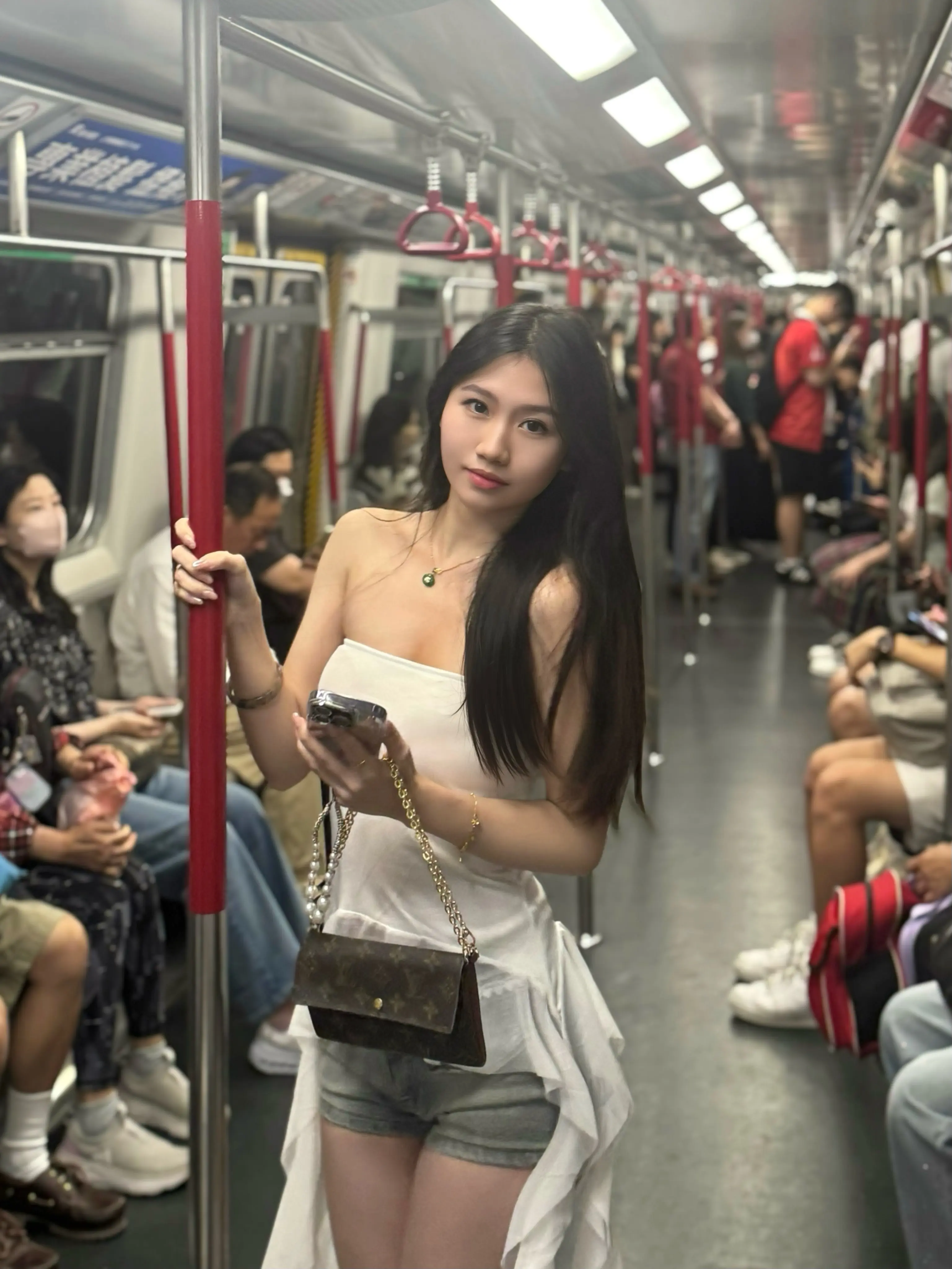 分享照片 游客照 香港 美女随拍 又甜又辣