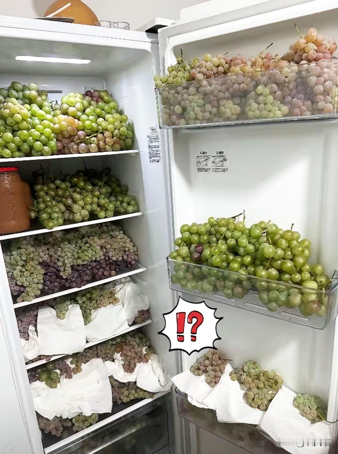 儿媳妇这操作，真让我心里堵得慌！她娘家种葡萄，回来拉了满满一冰箱，我想