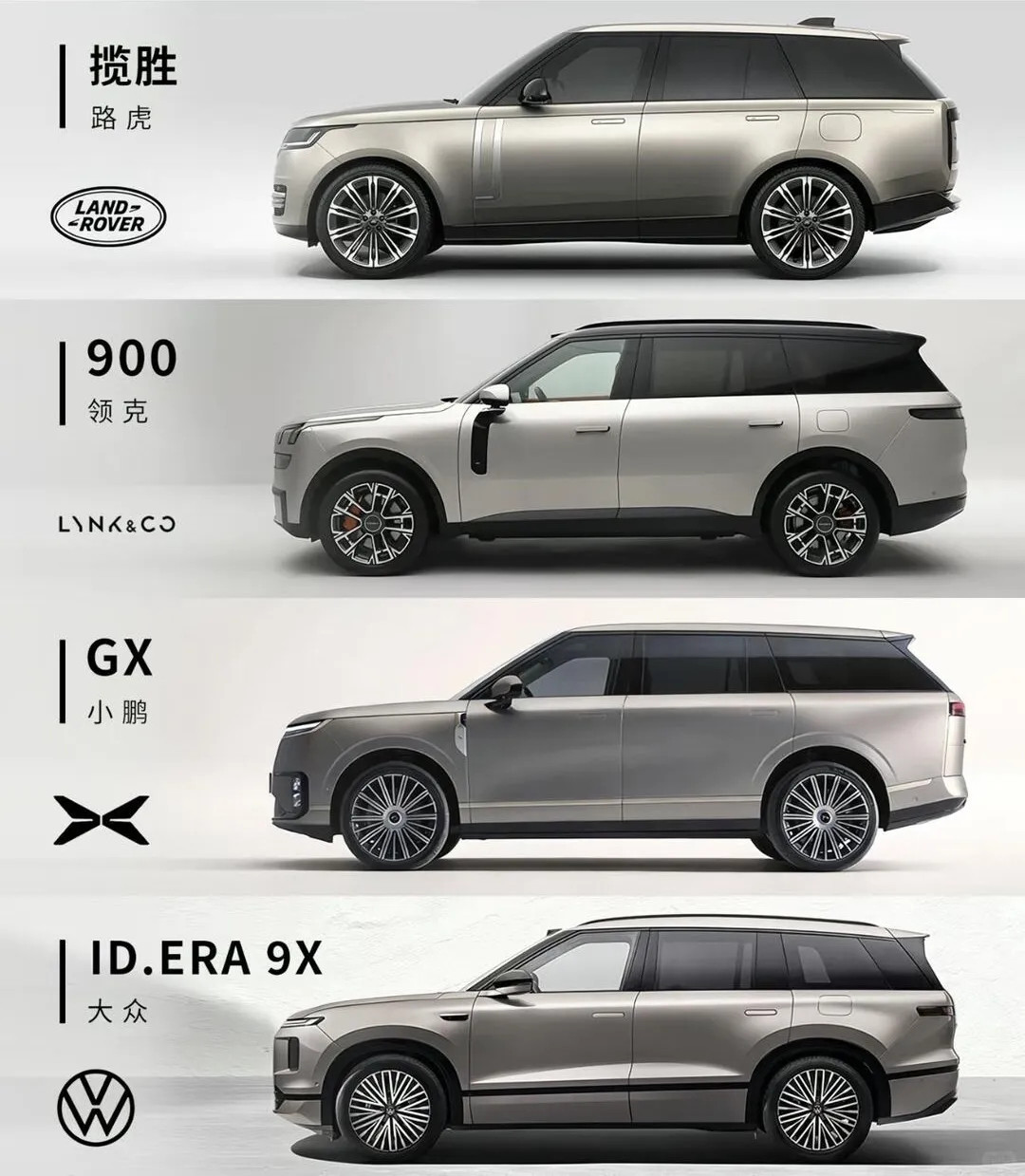 高情商：好的设计通常都是心有灵犀！低情商：路虎揽胜的设计师配享太庙？