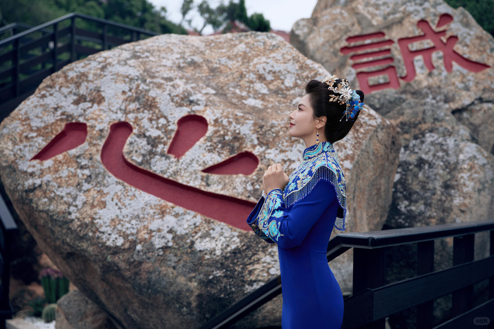 刘涛妈祖照打卡故里，感受神性的美刘涛天庭编制刘涛妈祖圣地打卡模版