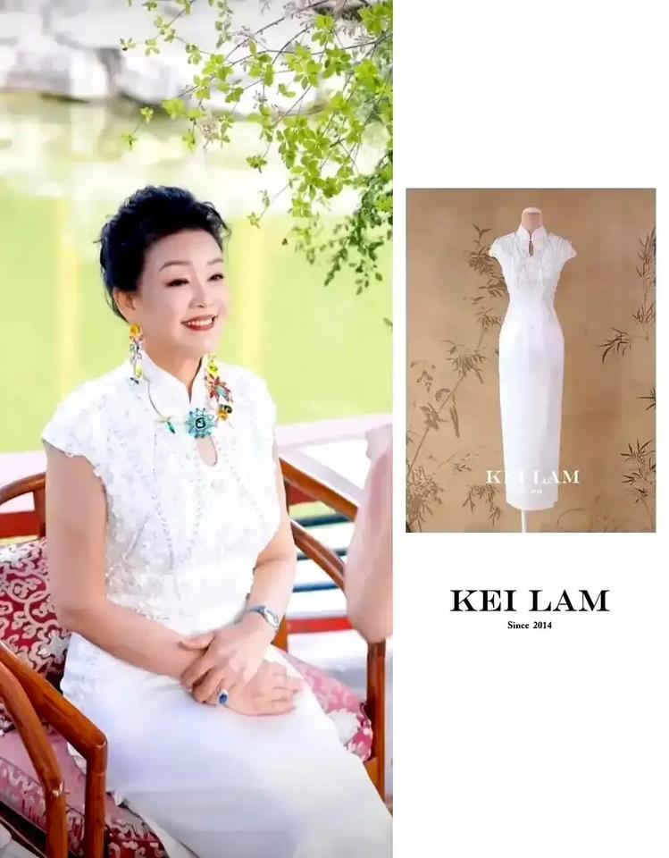 张兰的衣服太美了张兰作为67岁的年纪，这次在儿子汪小菲的婚礼上出尽了风头首先