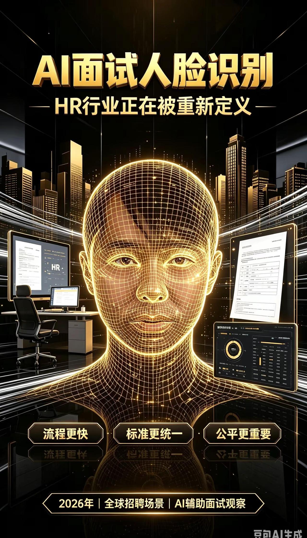 2026年9月3日中国网科技报道，大学生创业推出AI人脸识别面试，冲击传统HR岗