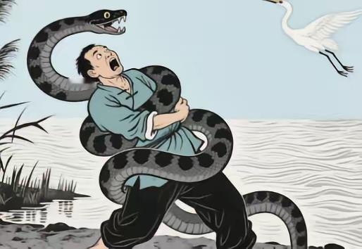 宋朝有个男子，得了疥疮，浑身异味，连妻子儿女都讨厌他；他自惭形秽，独自跑去野塘洗