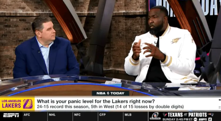 前NBA球员、评论员肯德里克-帕金斯近日在节目中谈到湖人：“那不是一支球队，那