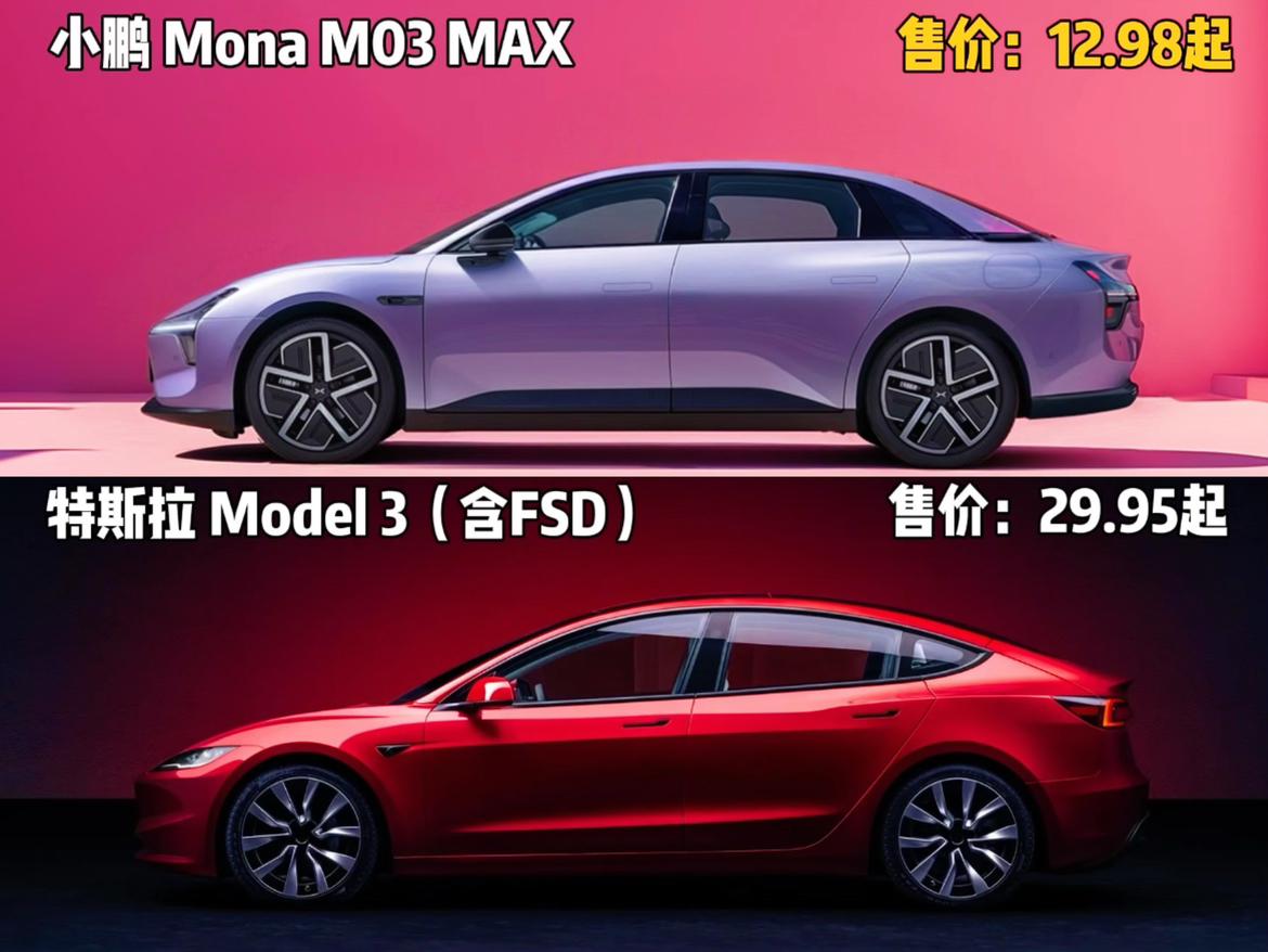大学毕业适合买什么车？小鹏MonaM03MAX与特斯拉Model3对比