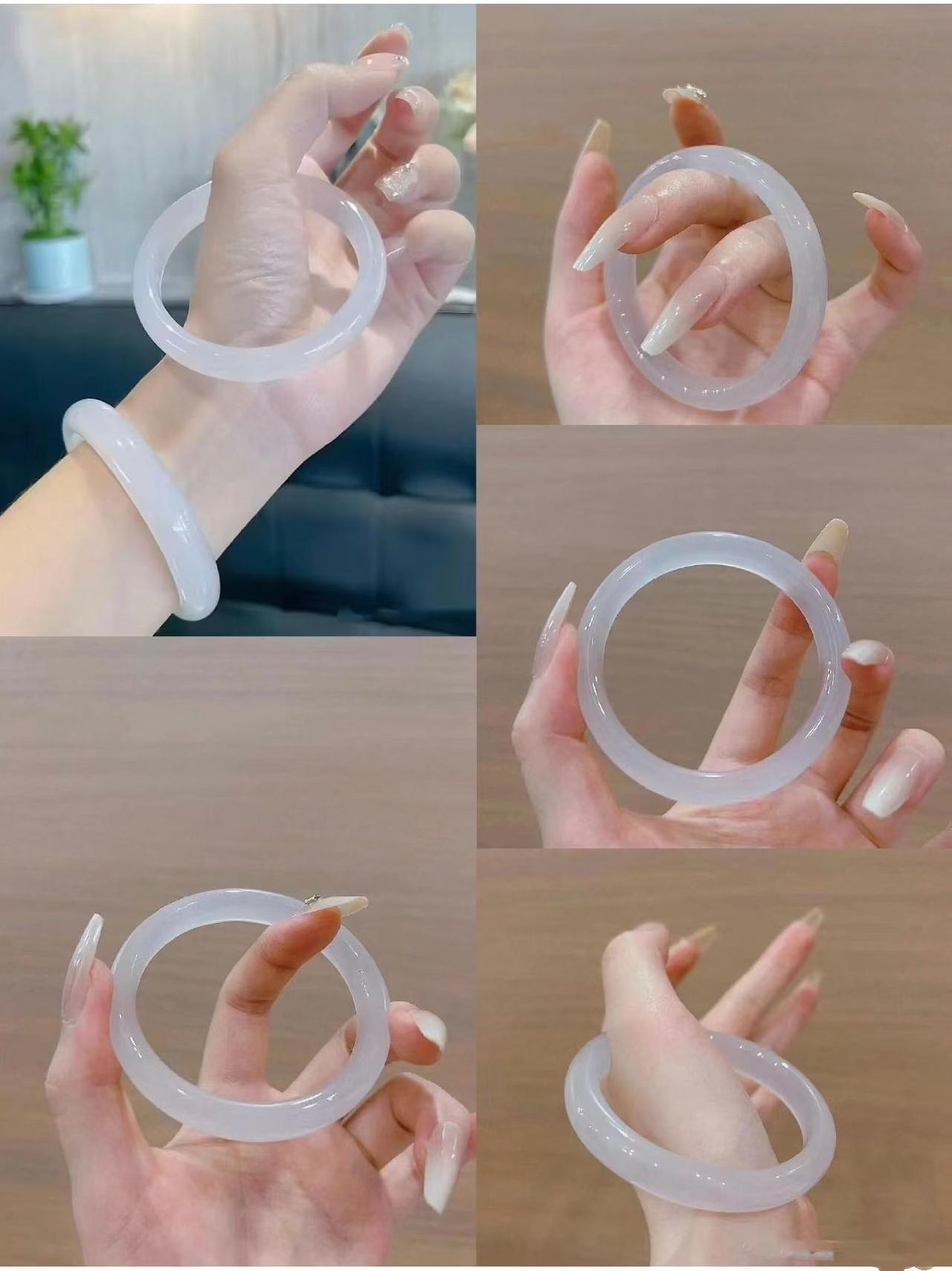 超美腻的玉镯子，戴在手上美翻了！✨