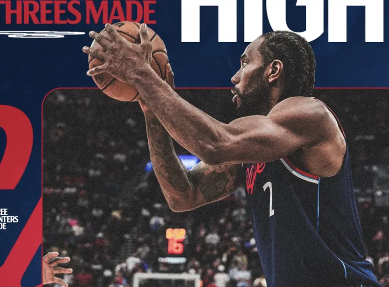 NBA常规赛快船114-113绝杀步行者。科怀-伦纳德在投进制胜球后表示：“