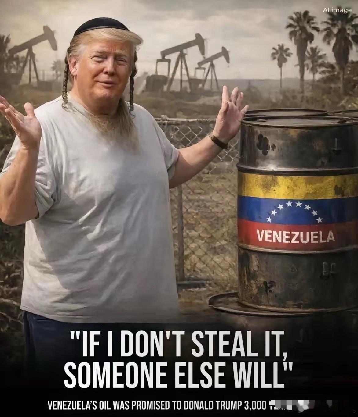 美国的石油已经很多了，他为什么还要抢委内瑞拉的石油？实际上他要的是石油的控制权，