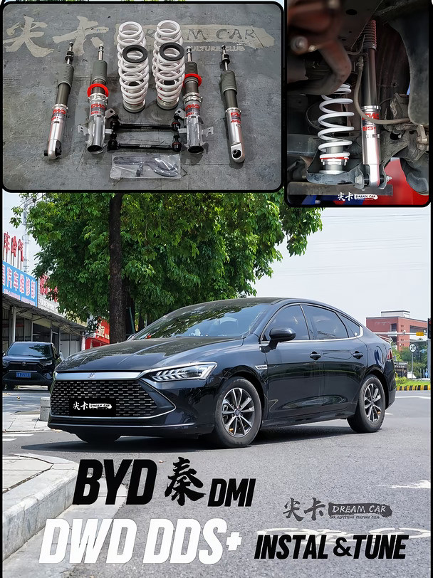 BYD秦DMiDWDDDs避震器安装&调校