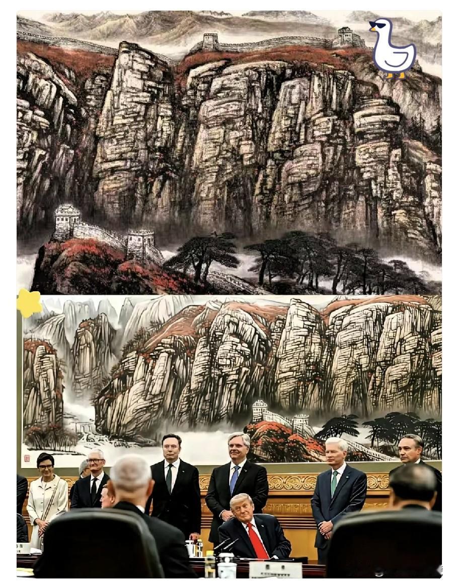 刚刷到白宫发的一张官方照，实在耐人寻味。画面主角明明是政要，刚刷到