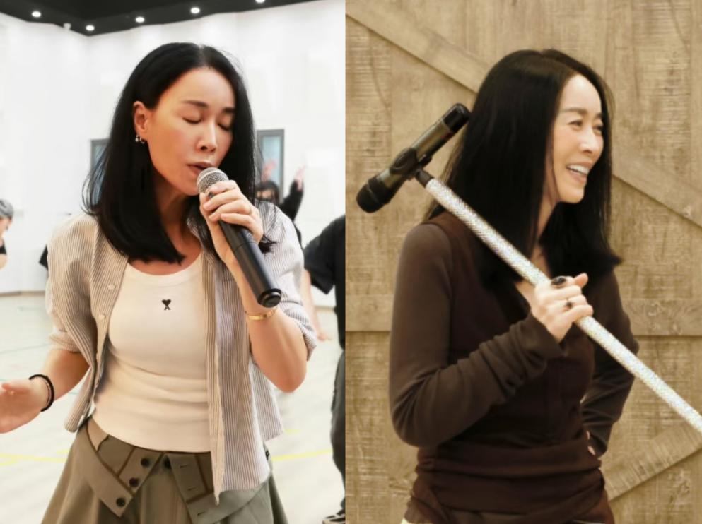 内娱我搞不懂的人，就是那英了，明明已经58岁了，别人五十多退休，她五十多撸铁
