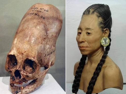 人工颅骨变形，秘鲁帕拉卡斯文明最广为人知的文化习俗之一。　　不是外星遗骸，也不