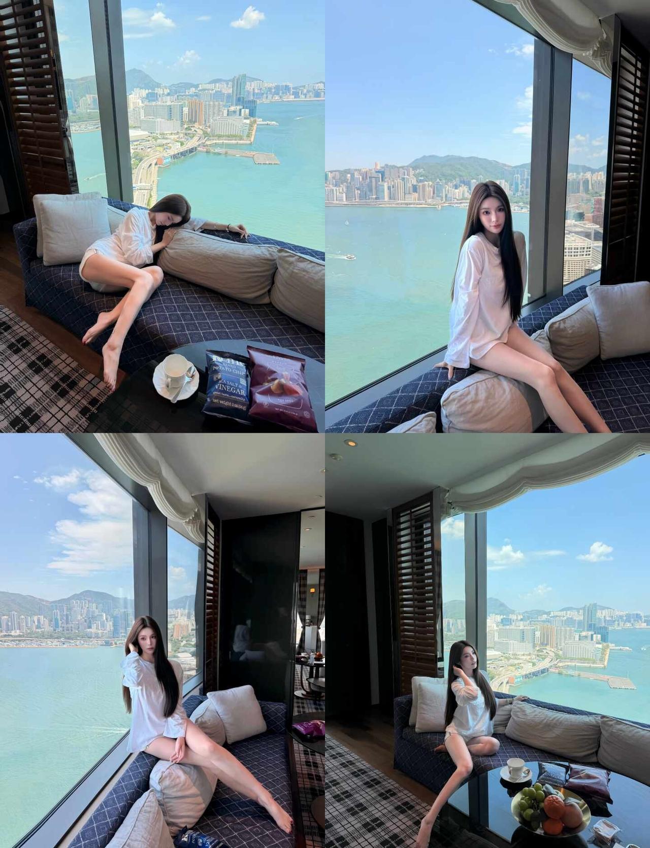 香港陪拍🇭🇰瑰丽也能拍出这种居家松弛感越松弛就越高级～很喜欢这组的日常感