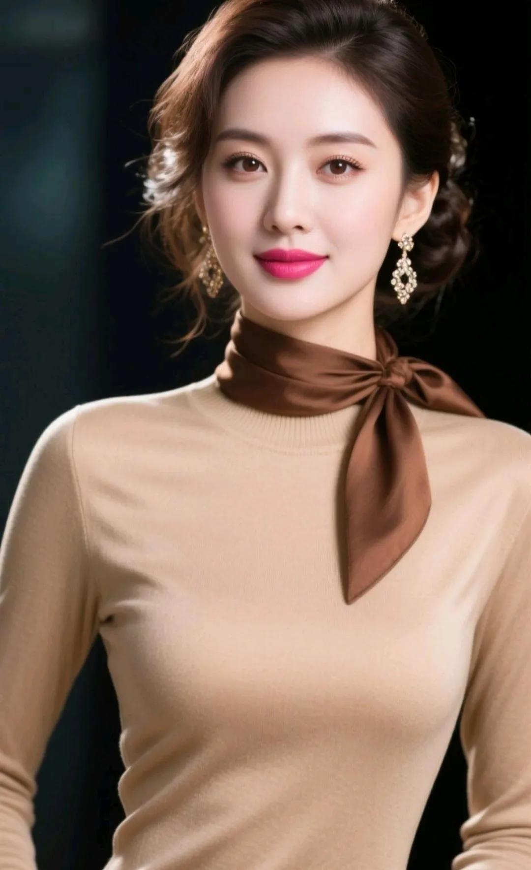 哇！这位小姐姐好有气质，美丽大方。温婉大方的美女