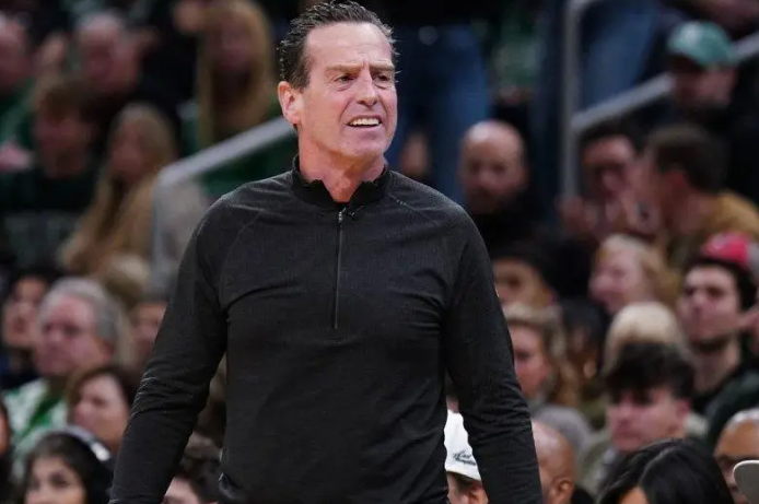 NBA季后赛，骑士主帅阿特金森在训练结束后接受了采访。谈及如何筹备G2、应对猛