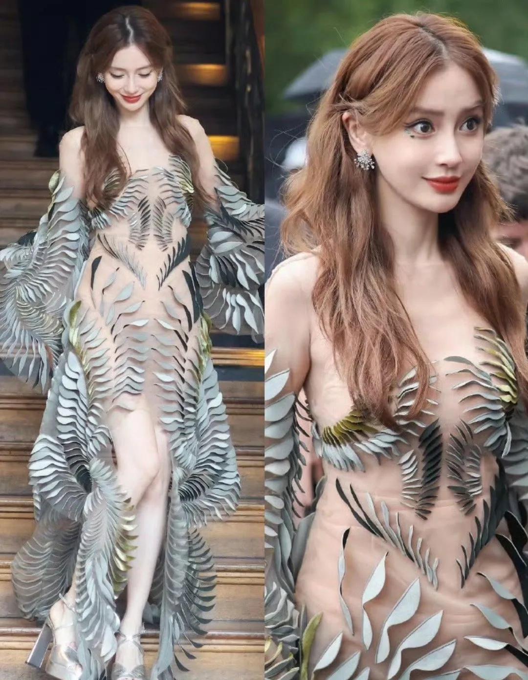 这衣服看上去令人毛骨悚然，怎么像被活剐了这一片片的！
