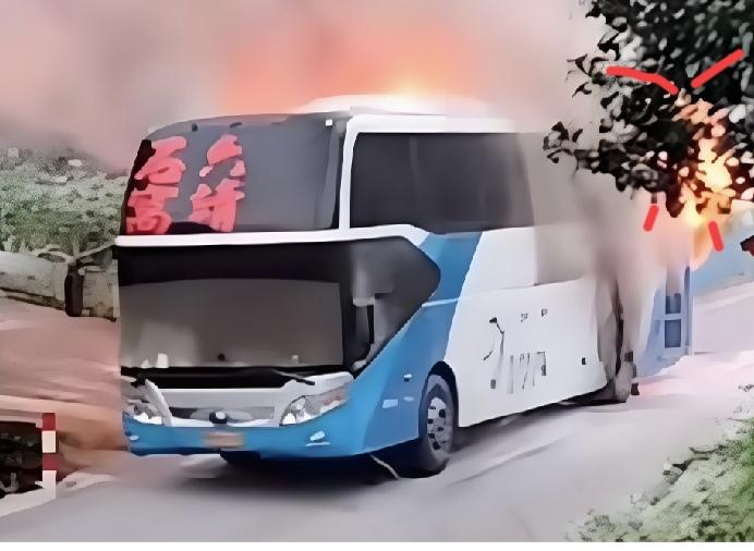 这事儿看得我心惊肉跳。不是说广西金秀那辆旅游大巴起火这件事本身，而是看到"5