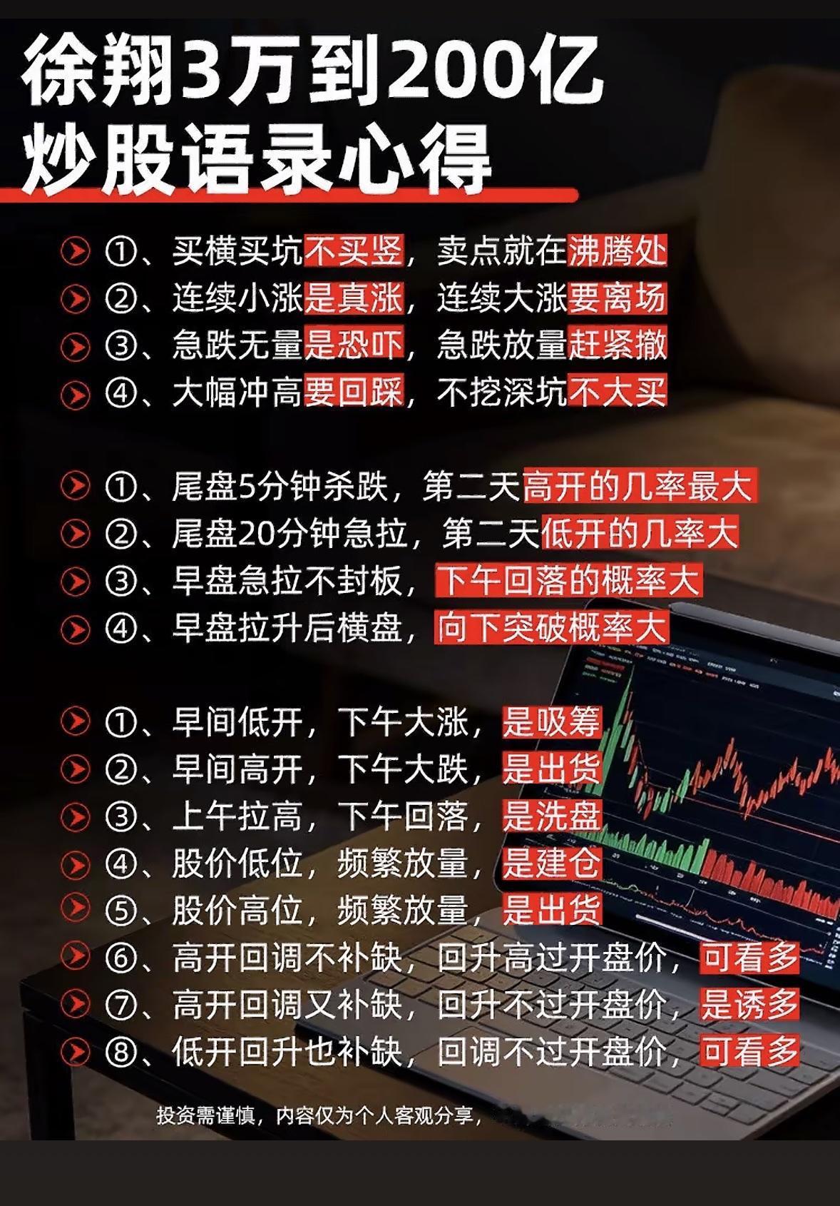 炒股高手分享经验，值得一看！炒股二十年的老股民掏心窝子的经验，看完直接少走十