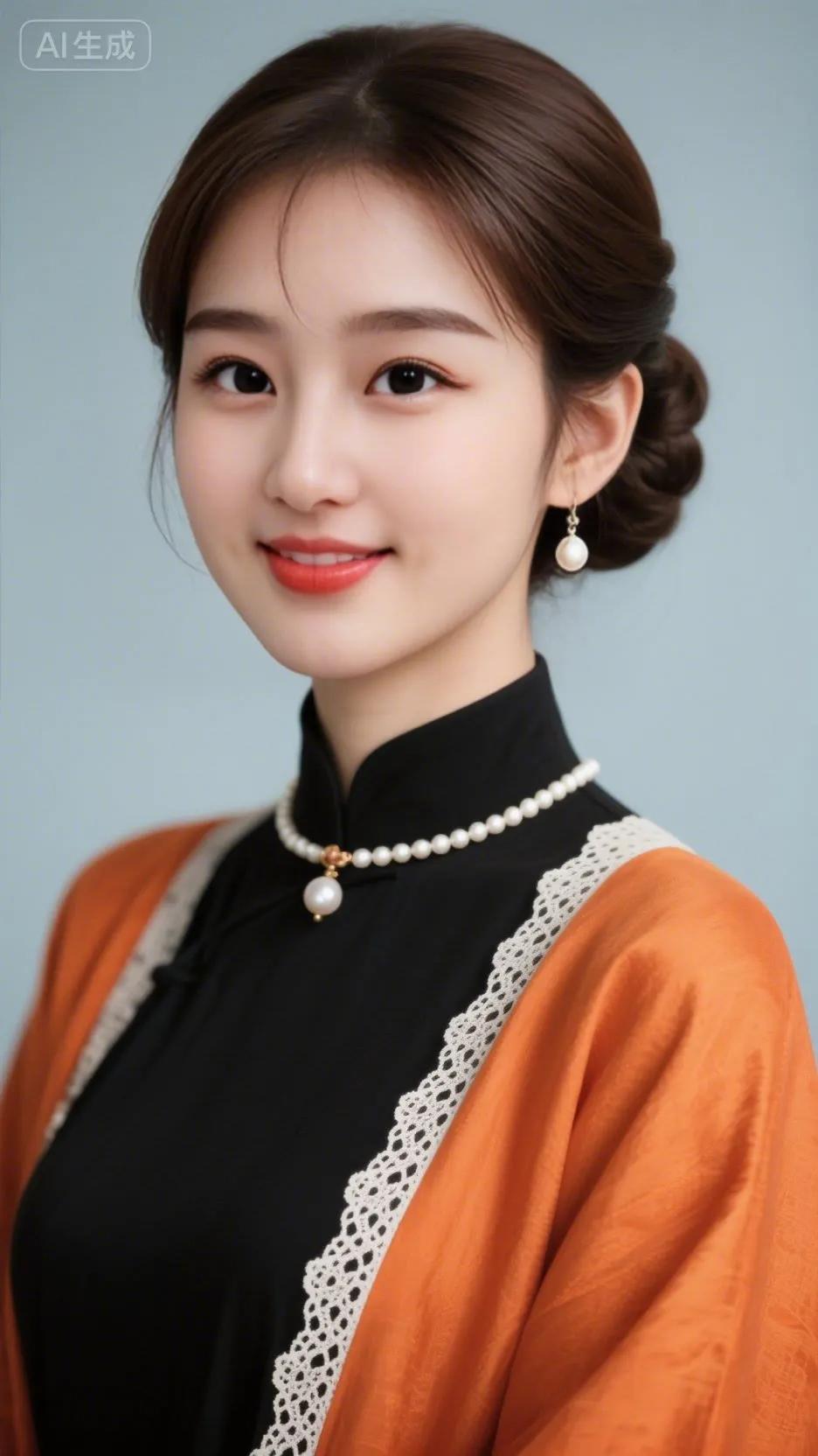 优雅复古风，珍珠与蕾丝的完美搭配，尽显女性魅力。