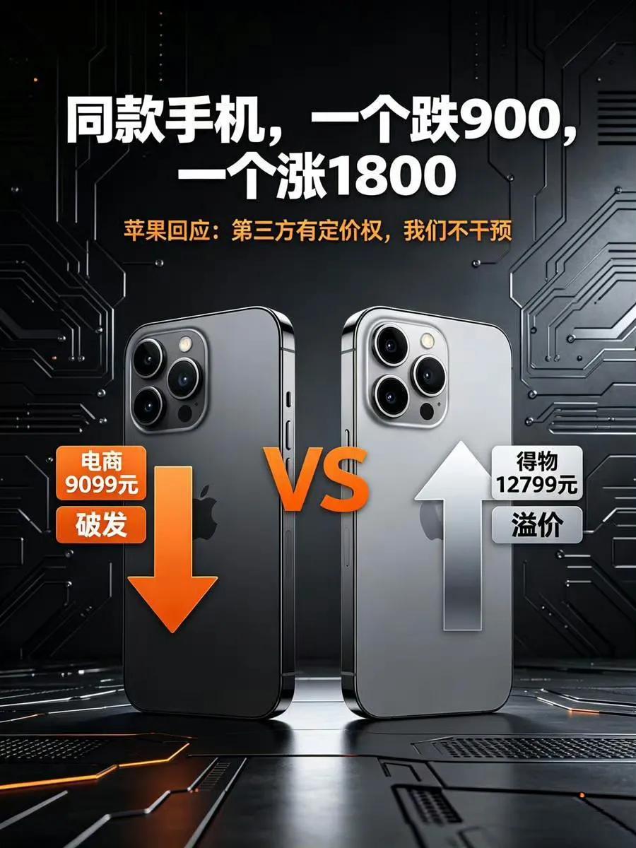 炸了！iPhone18Pro刚上市就“破发”？256G某电商平台只要9099