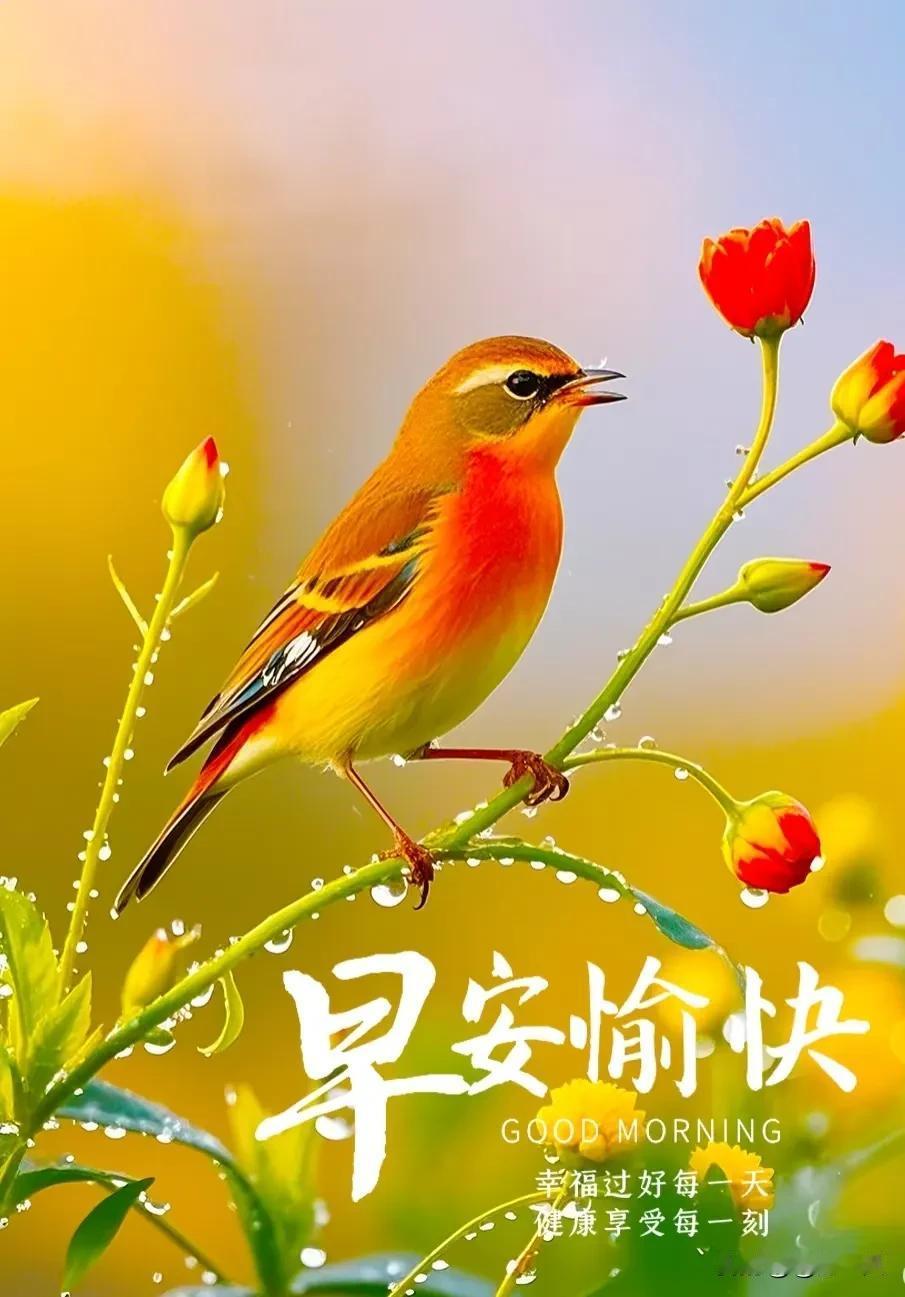 晨起推窗日初升，安闲岁月意趣浓。吉光入眼心欢畅，祥风拂面乐无穷。[比心]