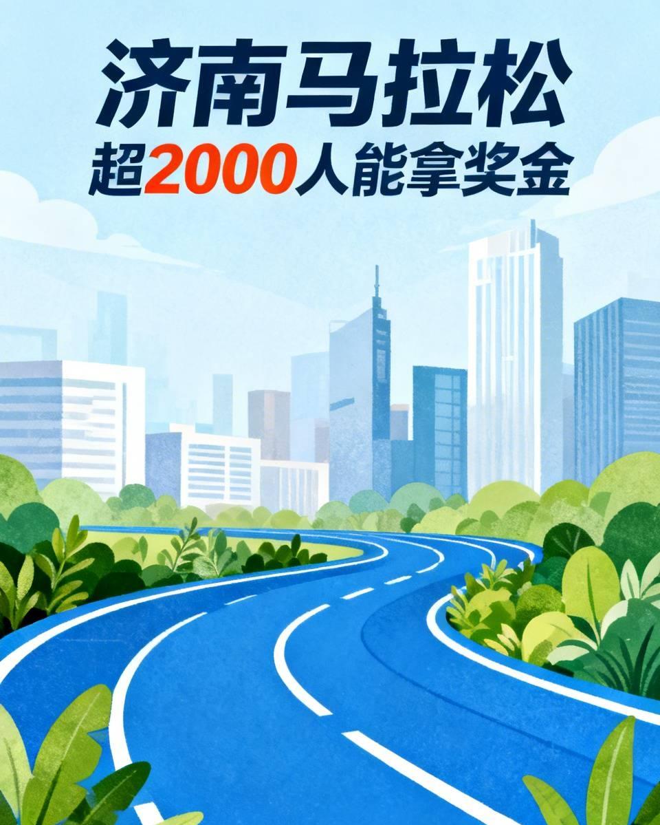 史无前例！济南马拉松，超2000人能拿奖金！今年济南马直接放出王炸政策：全