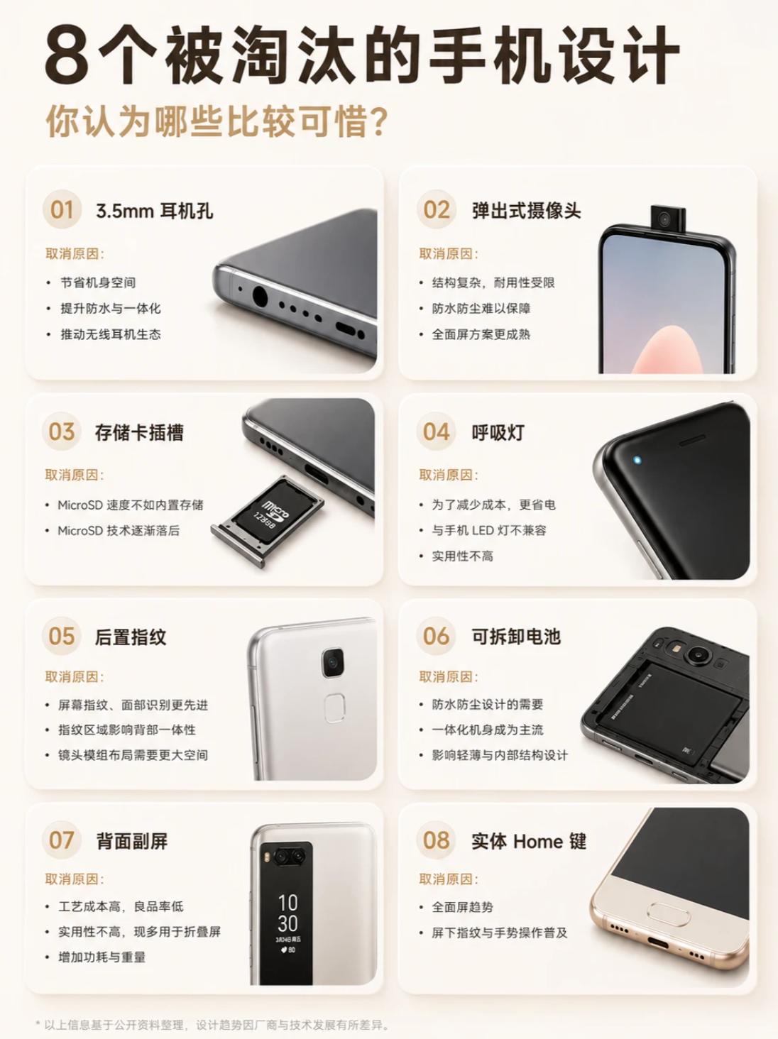 8个被淘汰的手机设计，你们觉得哪个最可惜？希望能保留？