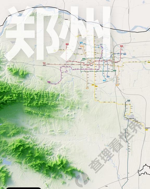 一图读懂郑州市轨道交通线网布局图片为郑州市高清轨道交通地图全图，截至2026