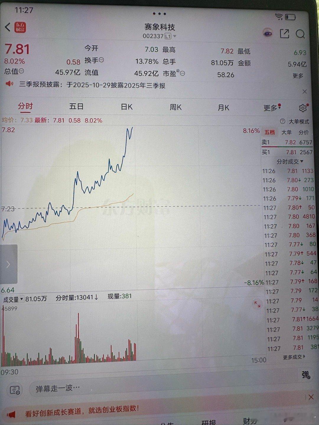 一出就拉，主力真狗​​​