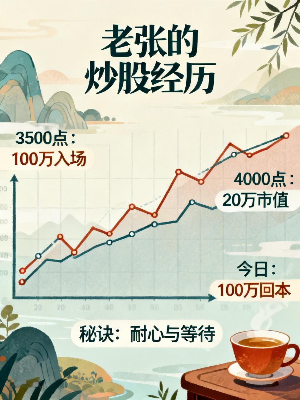 老张的炒股经历，说出来你可能不信，但这事儿真就发生在他身上。3500点那会儿