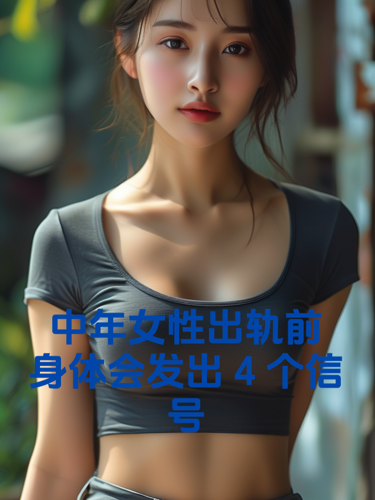 中年女性出轨前，身体会发出4个信号
