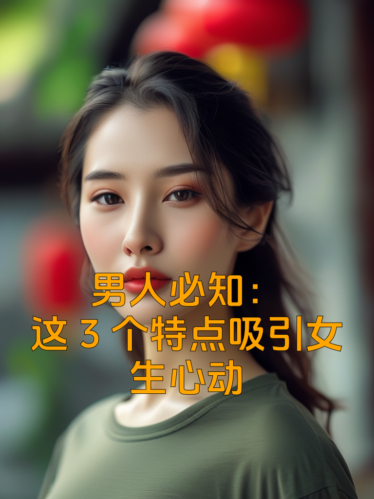 男人必知：这3个特点吸引女生心动