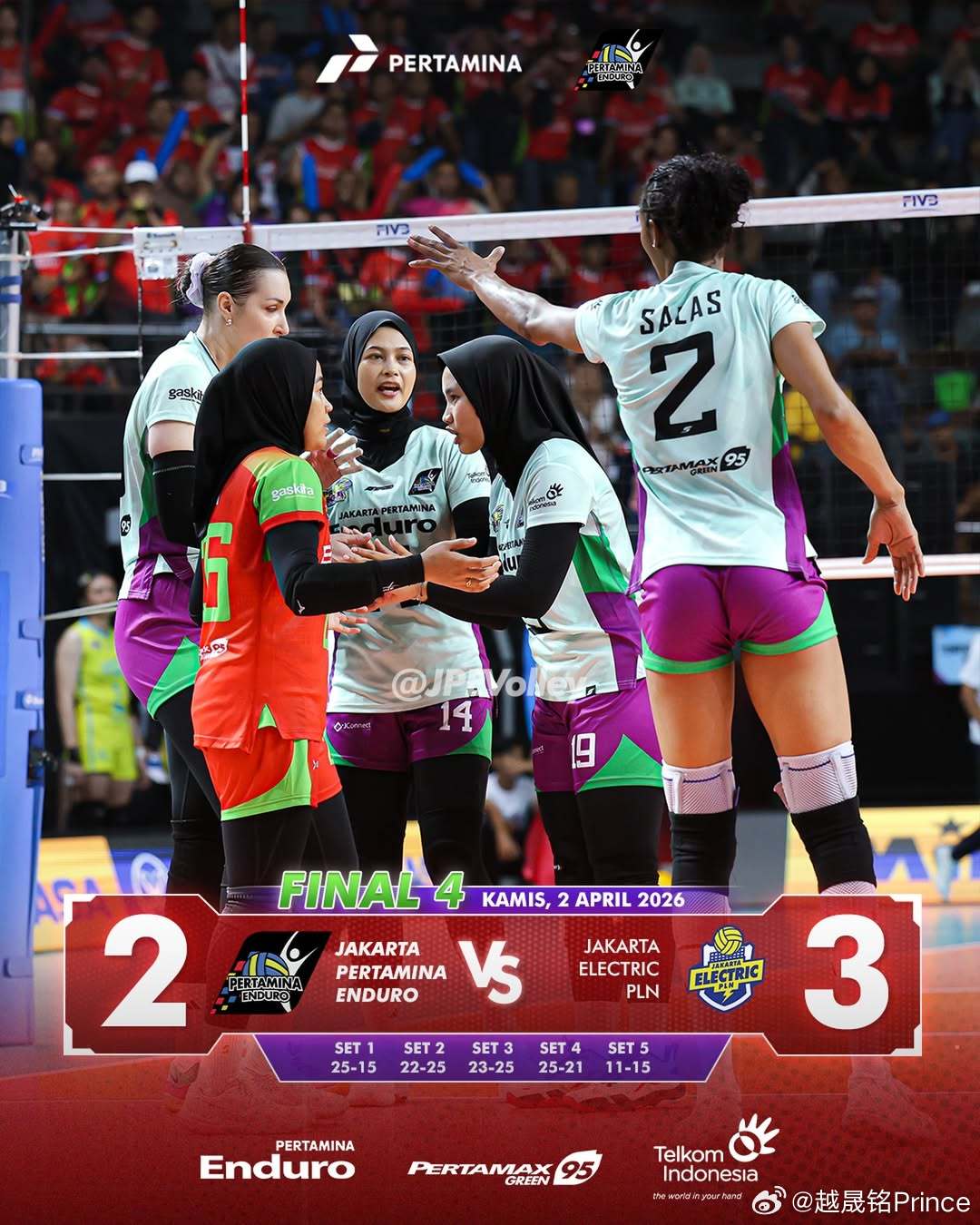 排球⚡️🇷🇺尽管在印尼联赛四强赛首战不敌雅加达电力队，伊琳娜·沃龙科娃