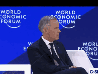 卡尼去了达沃斯，被人追着问去中国的事：你不是说中等强国要自己联合不能依赖超级大国