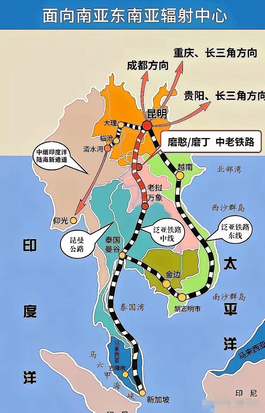 记录者东盟全面拥抱中国，目前还得看马来西亚。越南的确发展很快，但是越南