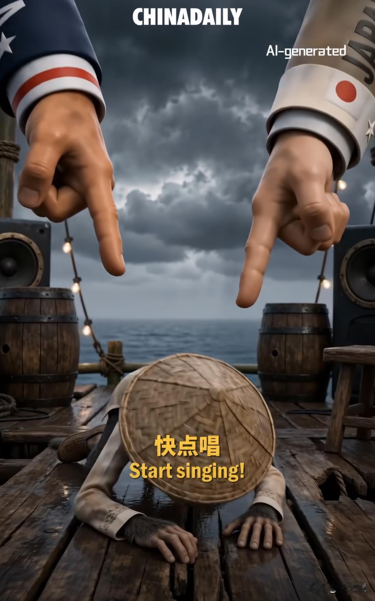 58秒视频把菲律宾弄破防，菲律宾海警发言人抗议：我们不是猴子果然还是被菲律宾