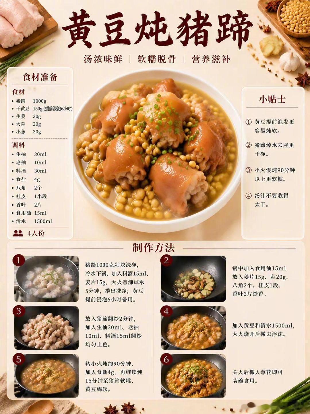 猪蹄九种神仙做法，软糯脱骨太香了！​​​​​​