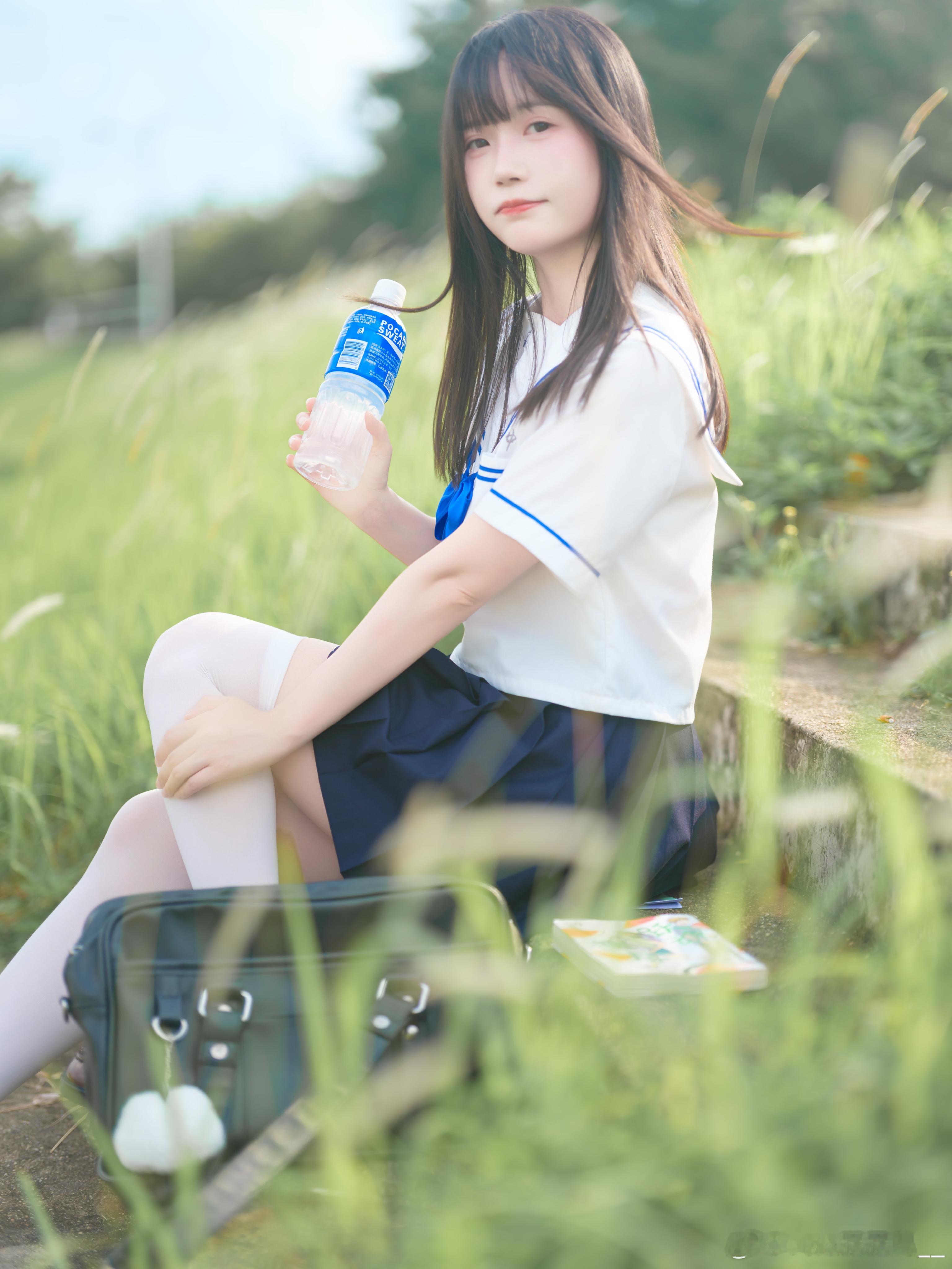 夏天的风永远热烈又自由一不小心闯入了宫崎骏的夏天🍃☁️jk日常