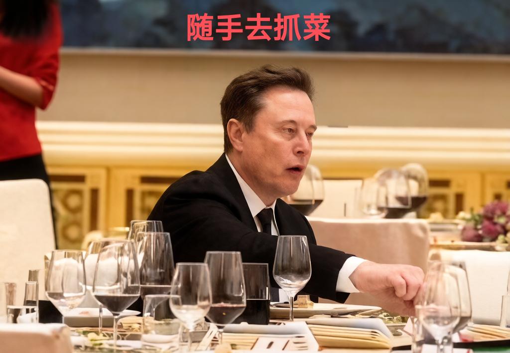 马斯克在国宴上的随性说明了什么？看看马斯克在顶级外交场合里的随性举止，你就懂了