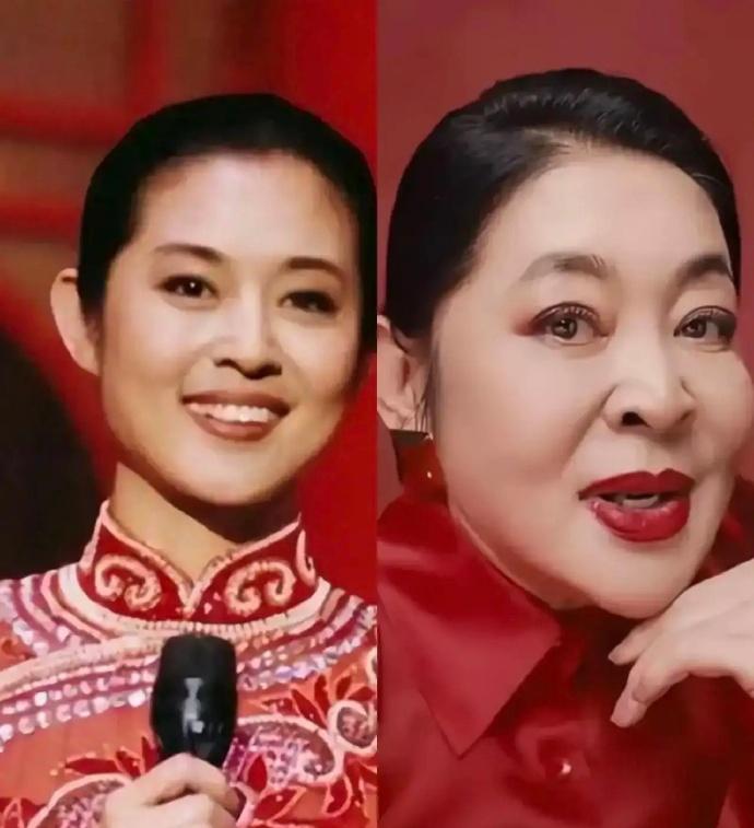 倪萍变了，完全没有年轻时的影子了。很奇怪一个人的变化，怎么会有这么大？脸