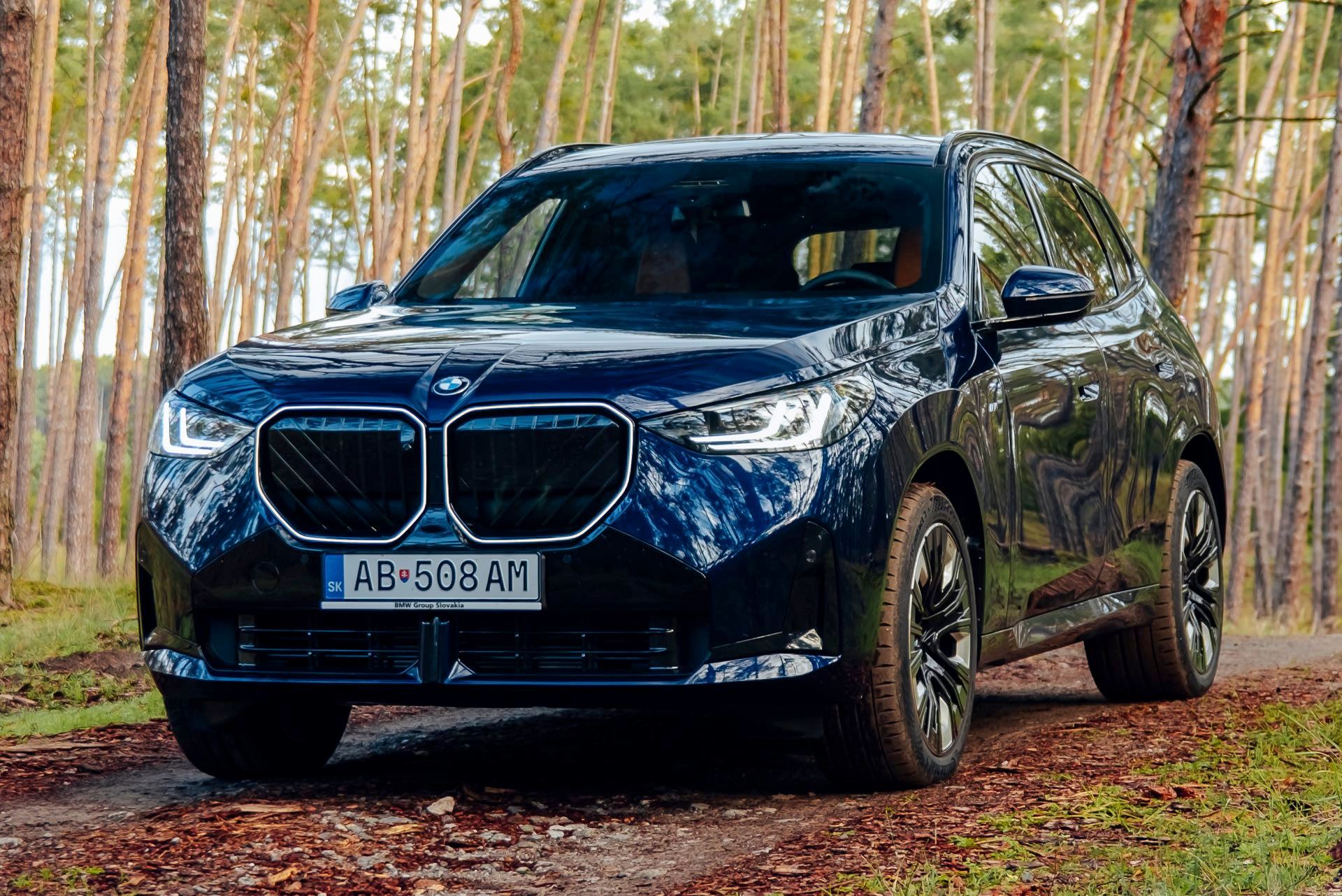 六缸宝马X3，搭配丹泉石蓝和906M轮毂bmwsky​​​