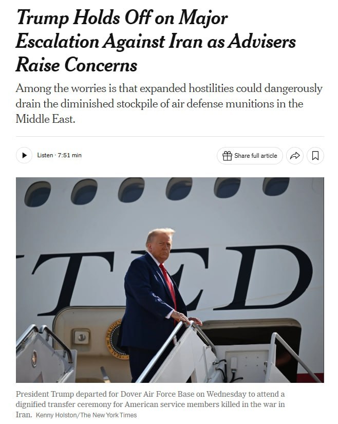 🇮🇷🇺🇸— 据《纽约时报》援引特朗普政府官员的消息，特朗普总统...