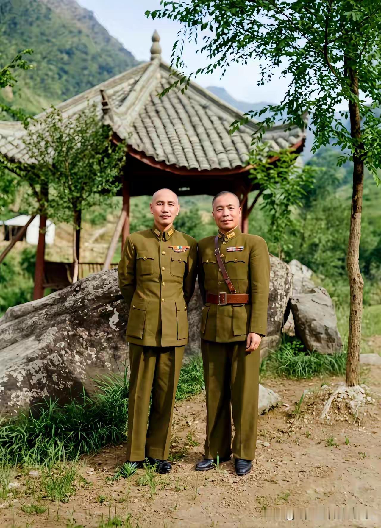 李宗仁蒋中正1946年留影