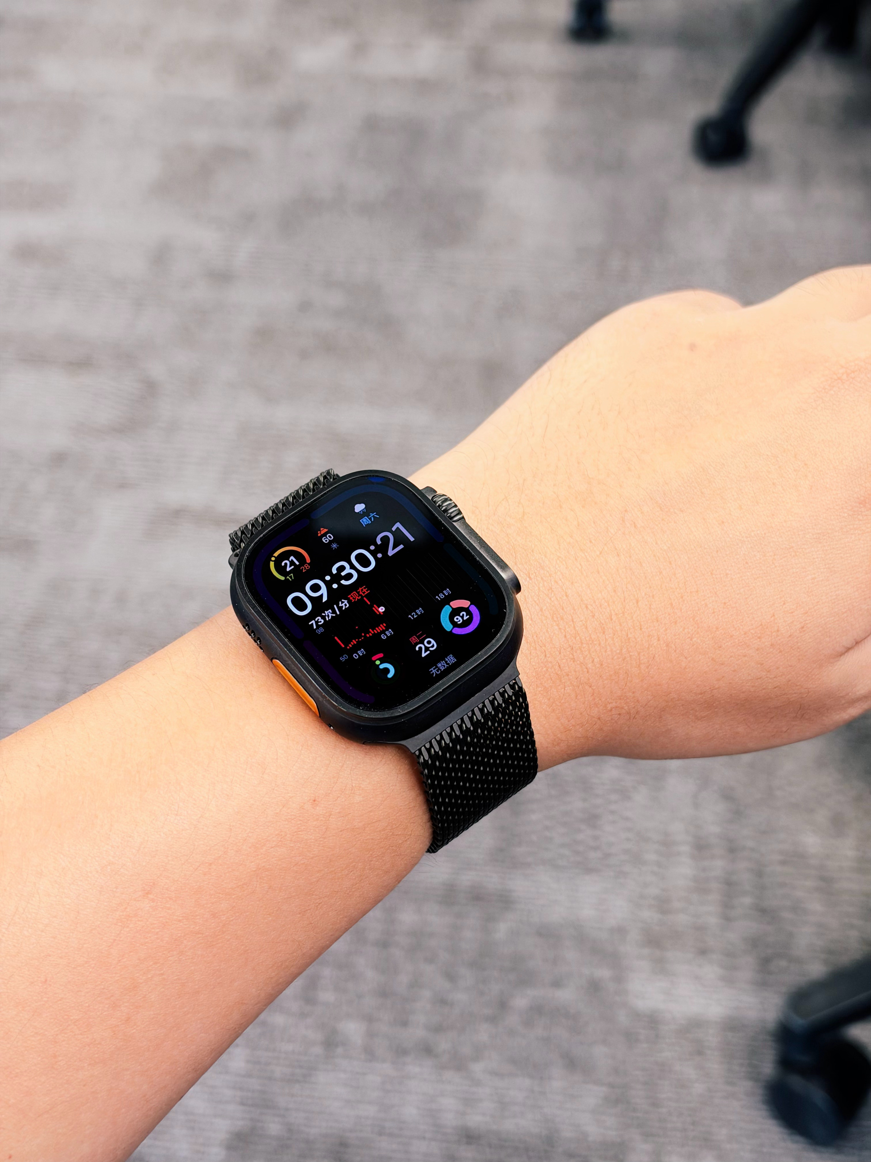 AppleWatchUltra4重是真的重，但是续航也是真的强。以前我戴