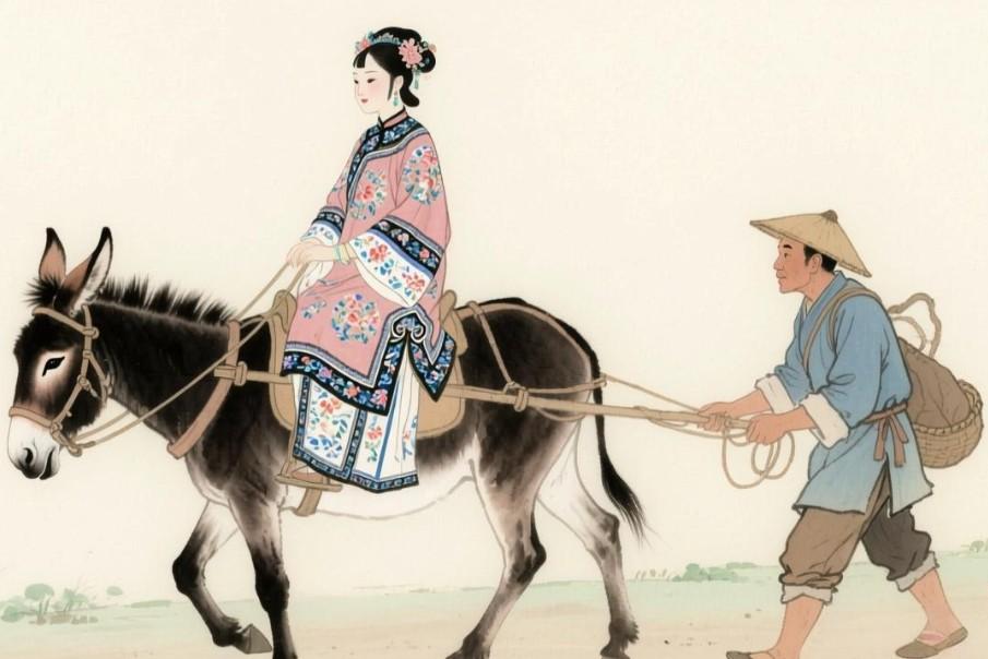 康熙年间，张秋镇上有个憨厚老实的驴夫，一天接了一桩生意，送一个年轻漂亮的寡妇回兖