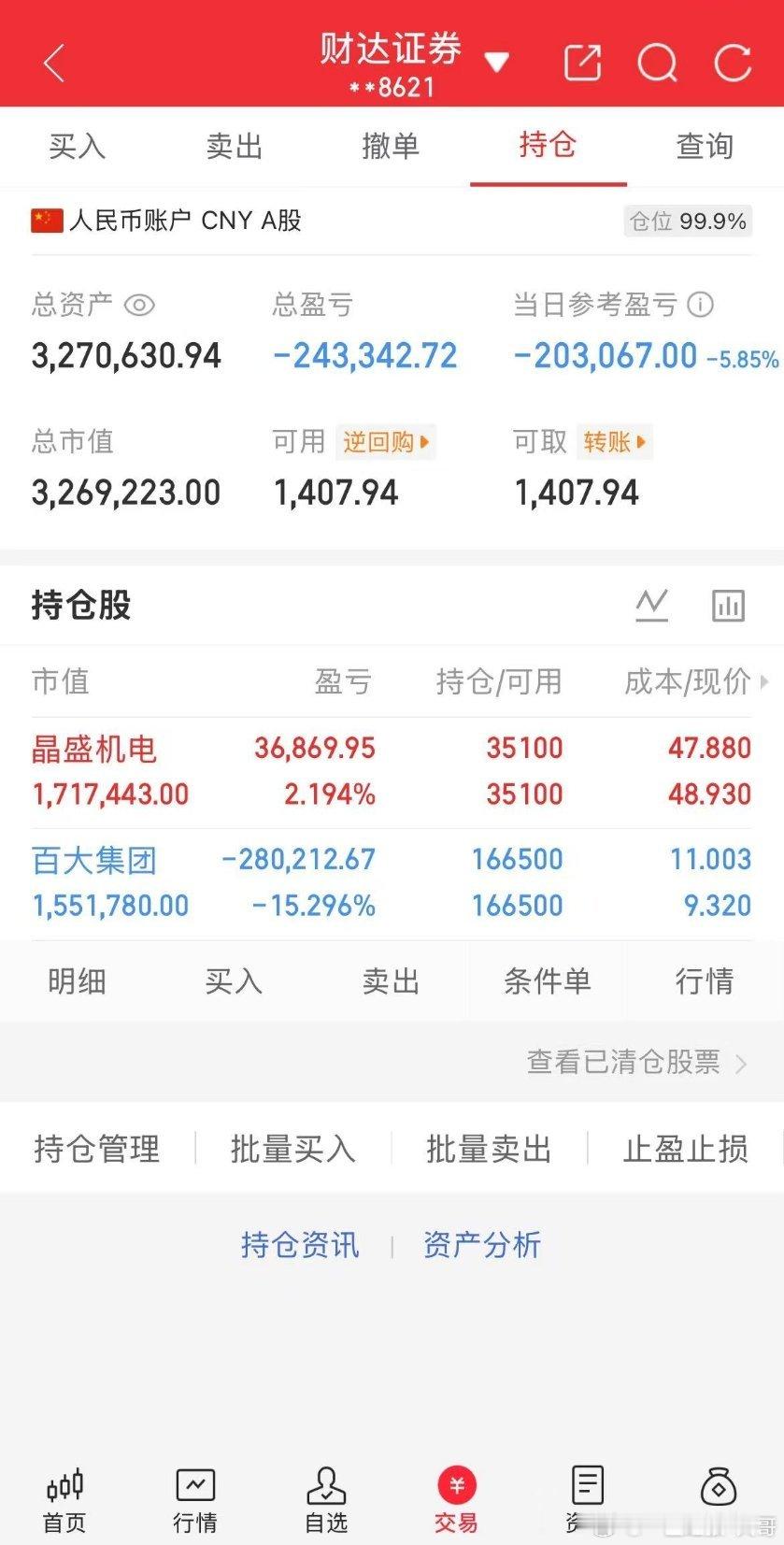 起点：100万本金目标：一年10倍收益（第56天）承诺：全程实盘记录，不藏私、不