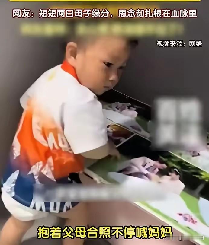 “泪目了！”湖南，一个孩子在出生第二天母亲就去世了，但他一岁多时，意外发现母亲